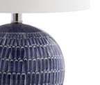 21" Clear Novelty Table Lamp With Drum Shade
