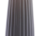29" Dark Gray And Gold Table Lamp With Drum Shade