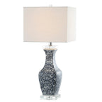 28" Clear Novelty Table Lamp With Square Shade