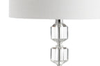 Set of Two 28" Silver Table Lamps With Drum Shades
