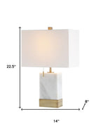 23" Gold Table Lamp With Shade