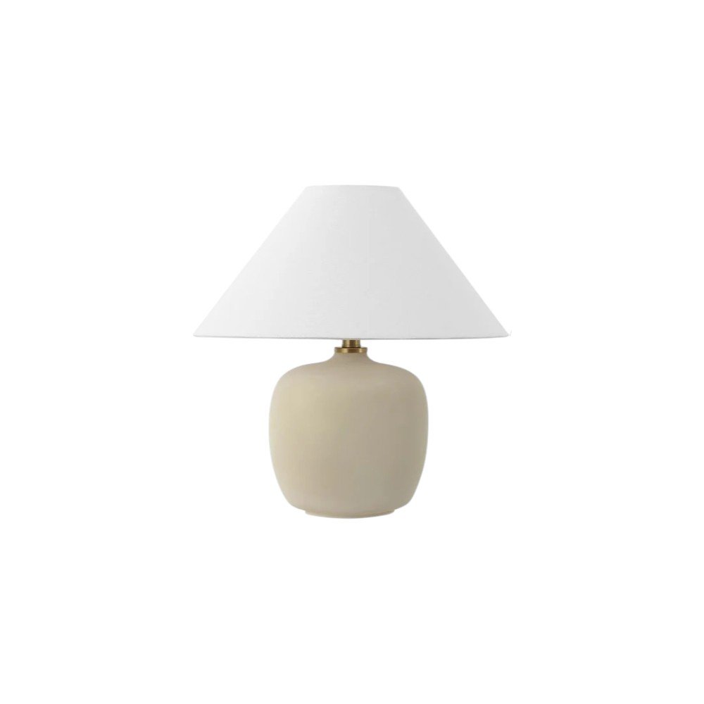 Set of Two 18" Clear Novelty Table Lamps With Empire Shades