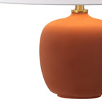 Set of Two 18" Clear Novelty Table Lamps With Empire Shades