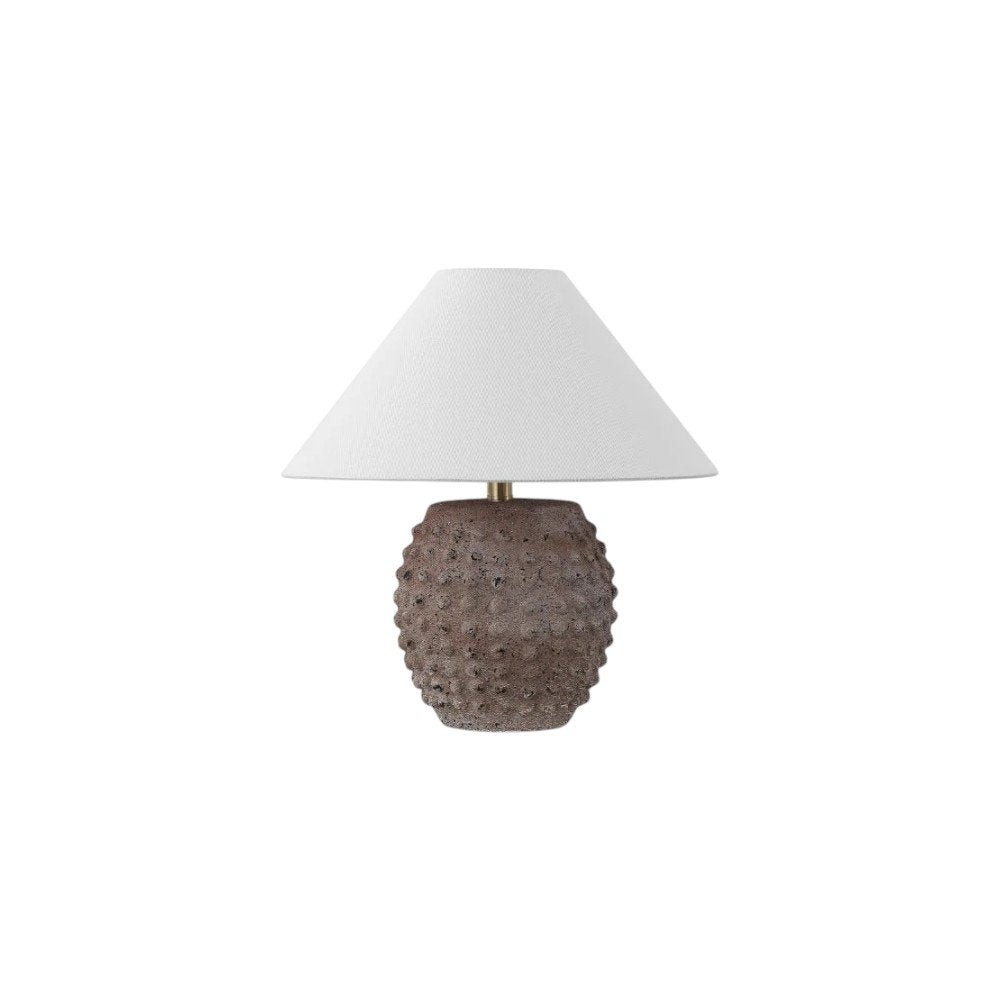 Set of Two 18" Clear Novelty Table Lamps With Empire Shades