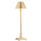 26" Gold Novelty Table Lamp With Drum Shade