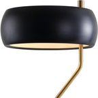 23" Gold Novelty Table Lamp With Globe Shade