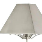 25" Nickel Table Lamp With Novelty Shade