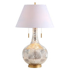 31" Gold Novelty Table Lamp With Globe Shade
