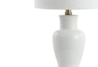 21" Gold Urn Table Lamp With Drum Shade
