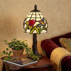 12" Bronze Birds Novelty Tiffany Lamp With Bell Shade