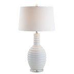 30" Clear Novelty Table Lamp With Globe Shade