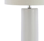 32" Silver Novelty Table Lamp With Drum Shade