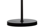 23" Antiqued Bronze Geometric Table Lamp With Drum Shade