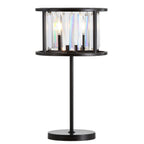 22" Antiqued Bronze Novelty Table Lamp With Globe Shade