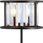22" Antiqued Bronze Novelty Table Lamp With Globe Shade