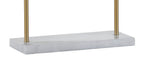 14" White Novelty Table Lamp With Novelty Shade
