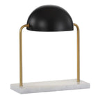 14" White Novelty Table Lamp With Novelty Shade