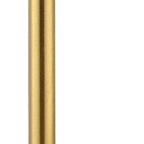28" White Table Lamp With Globe Shade