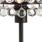25" Bronze Lantern Table Lamp With Drum