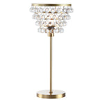 25" Gold Novelty Table Lamp With Drum