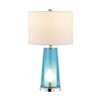 Set of Two 26" Silver Lighthouse Table Lamps With Drum Shades