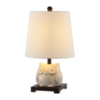 16" Antiqued Bronze Novelty Bedside Lamp With Empire Shade