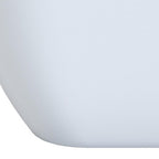 59" White Acrylic Oval Bath Tub