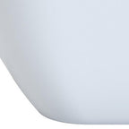 63" White Acrylic Oval Bath Tub