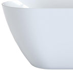 55" White Acrylic Oval Bath Tub