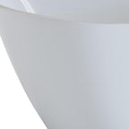 59" White Acrylic Oval Bath Tub