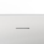 67" White Acrylic Oval Bath Tub