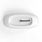 67" White Acrylic Oval Bath Tub