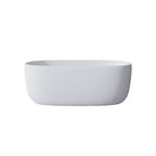 51" White Acrylic Oval Bath Tub