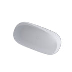 51" White Acrylic Oval Bath Tub
