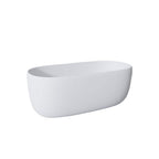 51" White Acrylic Oval Bath Tub