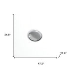 47" White Acrylic Bath Tub