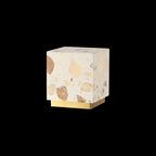 Set of Two 5" Gold Square USB Table Lamps With Square Shades
