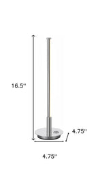 17" Silver Novelty Table Lamp