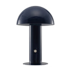 11" Blue Novelty USB Table Lamp With Globe Shade