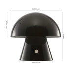 7" Clear Novelty USB Table Lamp With Globe Shade
