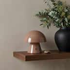 7" Clear Novelty USB Table Lamp With Globe Shade