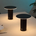 Set of Two 8" Clear USB Table Lamps