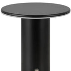 Set of Two 8" Clear USB Table Lamps