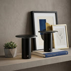 Set of Two 8" Clear USB Table Lamps