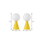 Set of Two 12" Clear Lighthouse USB Table Lamps