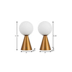 Set of Two 12" Clear Lighthouse USB Table Lamps