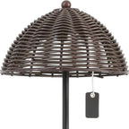 Set of Two 13" Black Novelty USB Table Lamps With Globe Shades