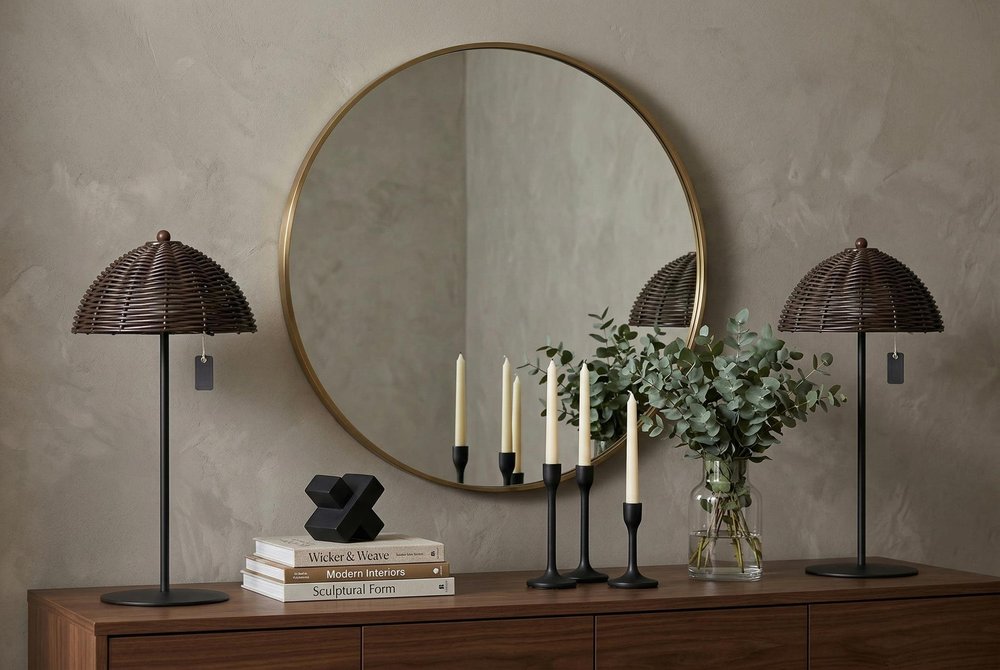 Set of Two 13" Black Novelty USB Table Lamps With Globe Shades