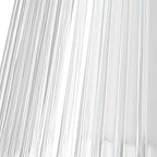 13" White USB Table Lamp With Empire Shade