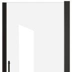 72" X 34" Aluminum And Tempered Glass Shower Door
